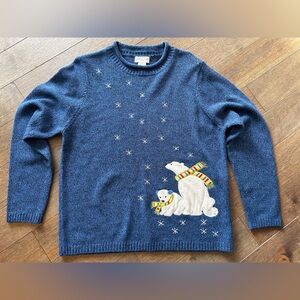 Carroll reed Christmas sweater size‎ large